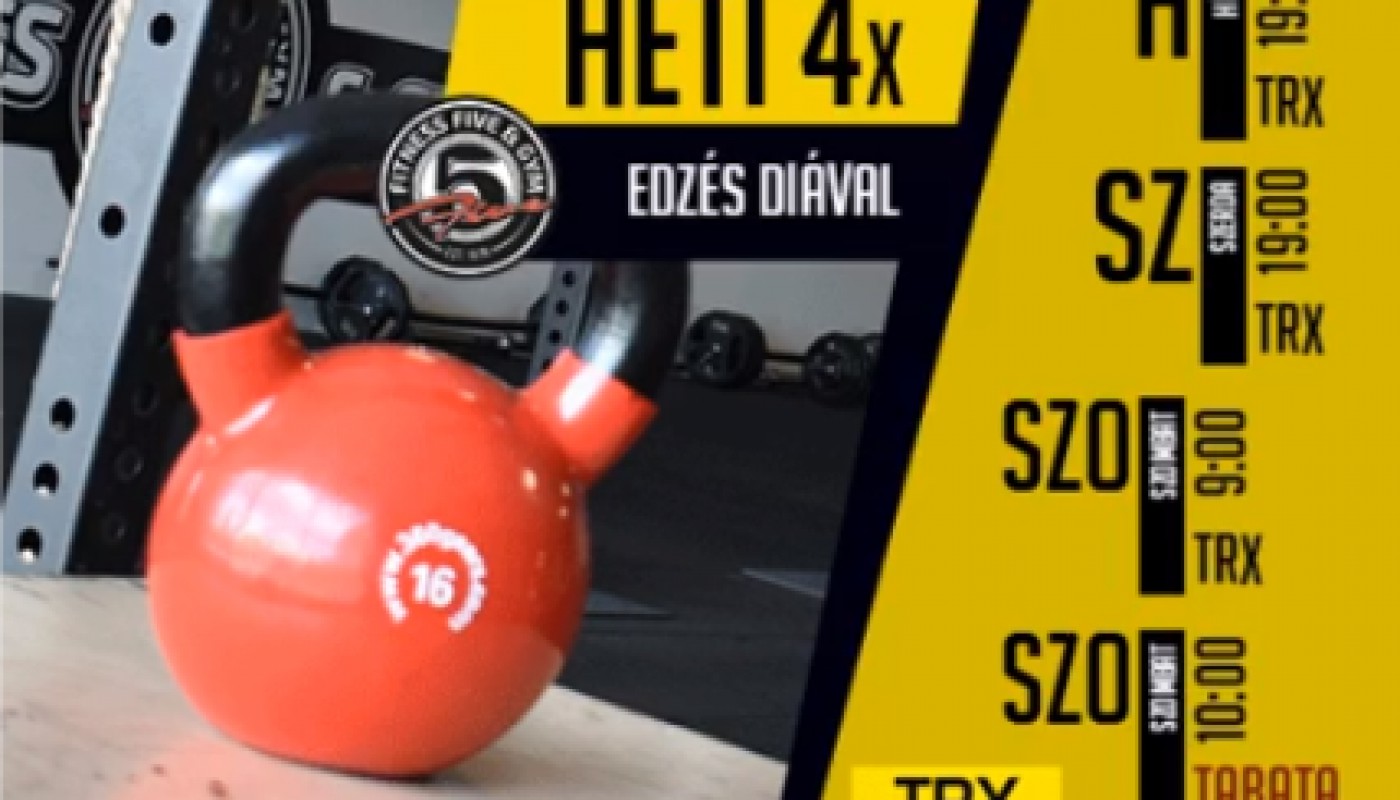 Fitness Five - Októbertől heti 4x