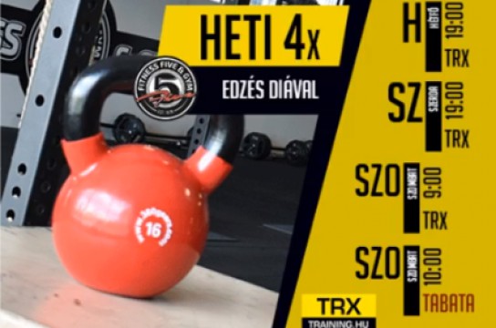 Fitness Five - Októbertől heti 4x